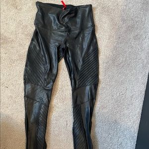 SPANX Moto Leggings Large